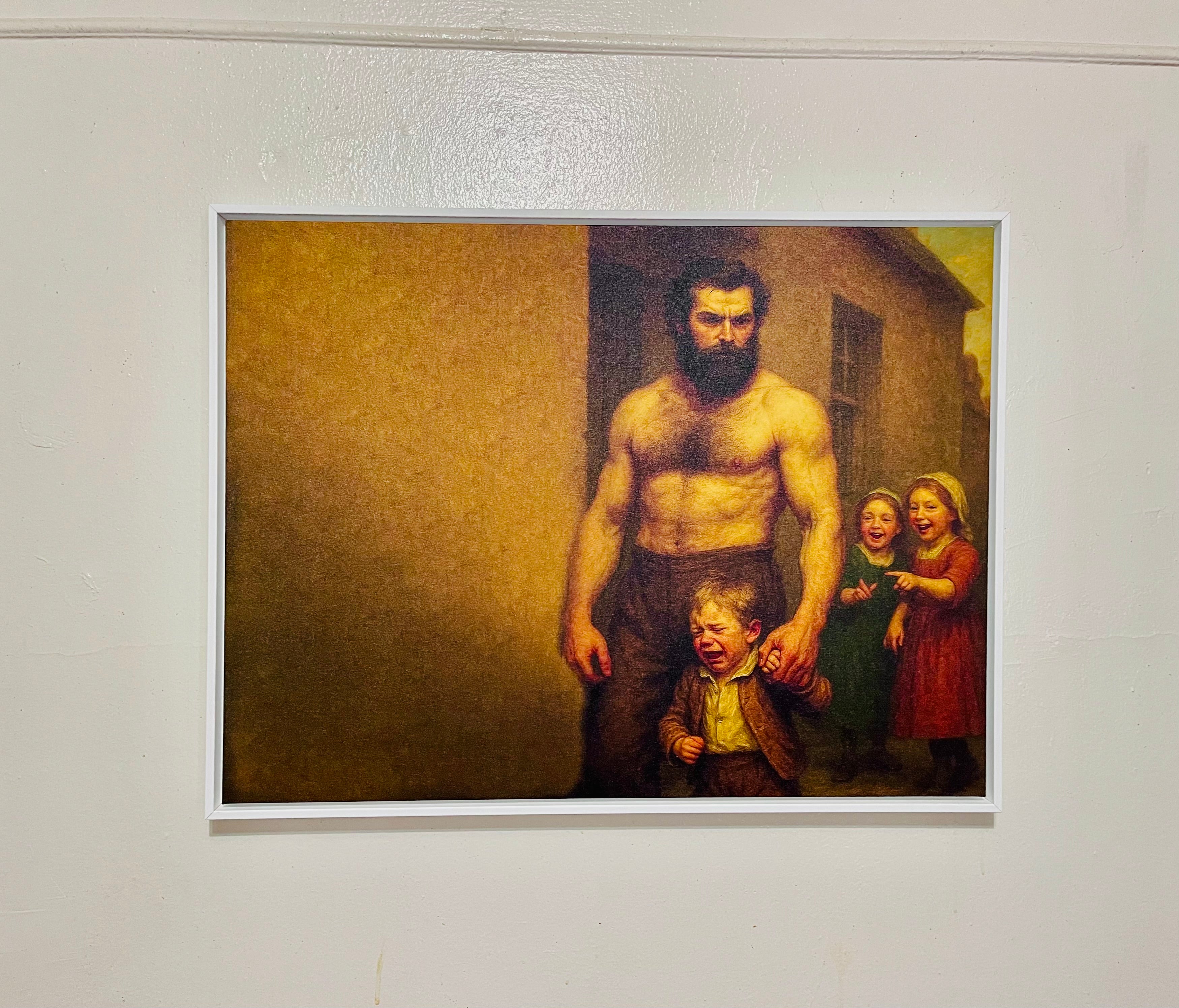 When They Laughed – Emotional Canvas Wall Art on Childhood Shame, Trauma & Silent Pain