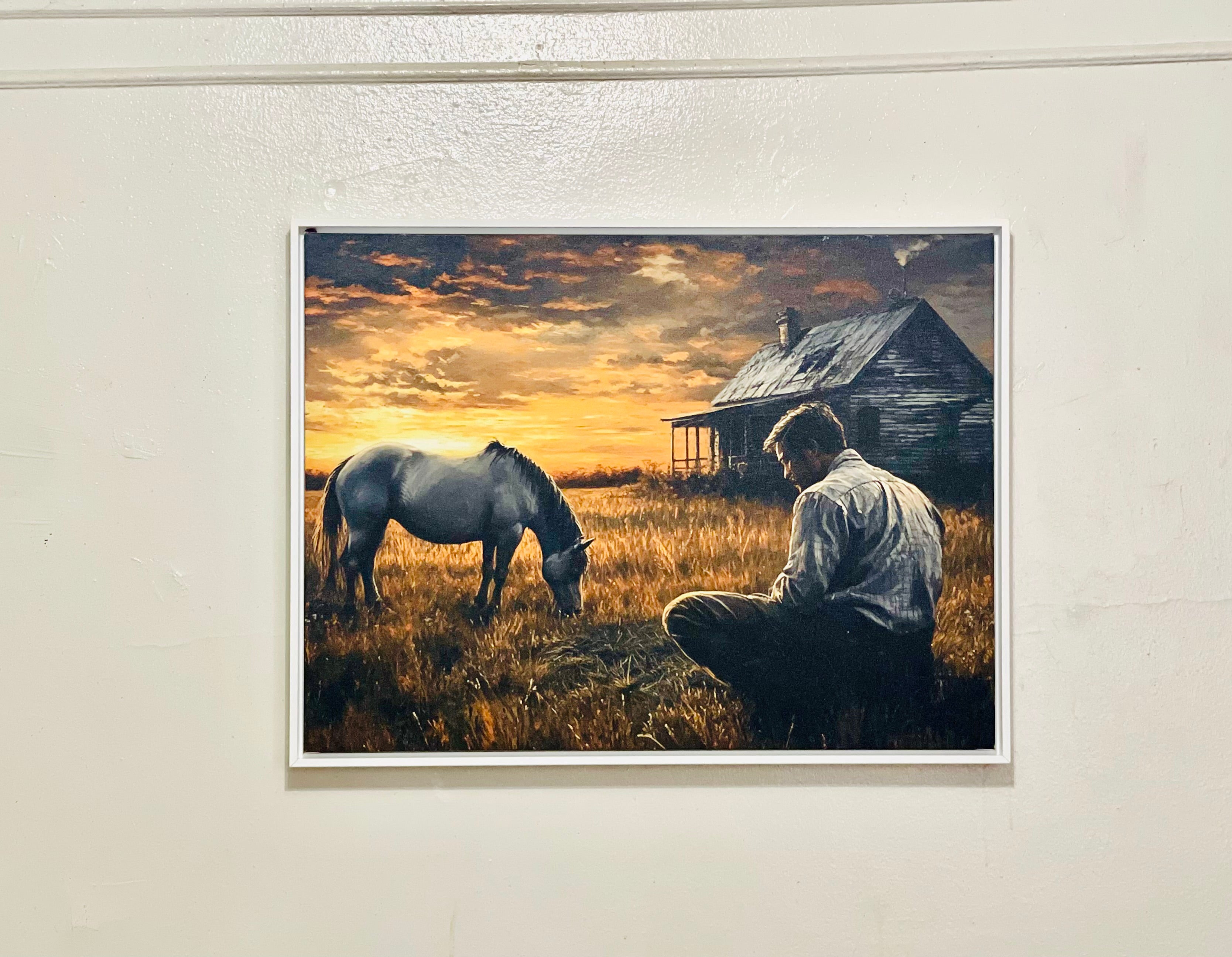 The Ones Who Leave – Emotional Canvas Wall Art on Exile, Healing & Silent Strength