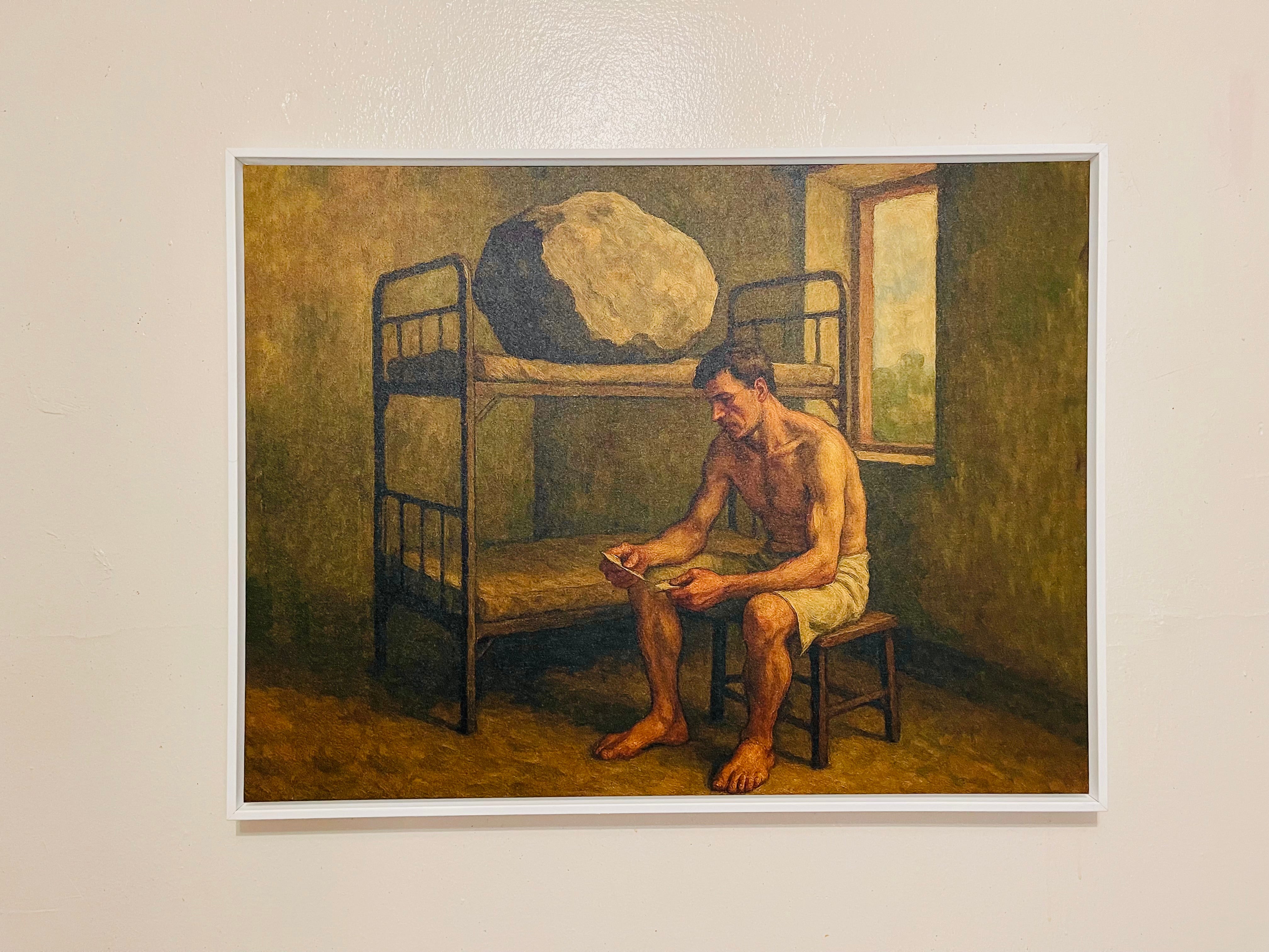 Insomnia – Symbolic Canvas Wall Art on Sleeplessness, Mental Weight & Silent Struggles